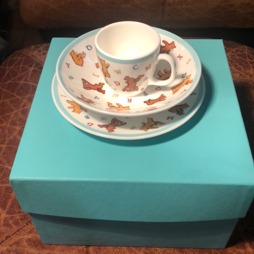 Tiffany & Co. ABC Bear 3 piece set
